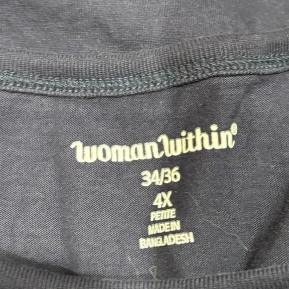 Woman within Round Neck Tee - Picture 3 of 4